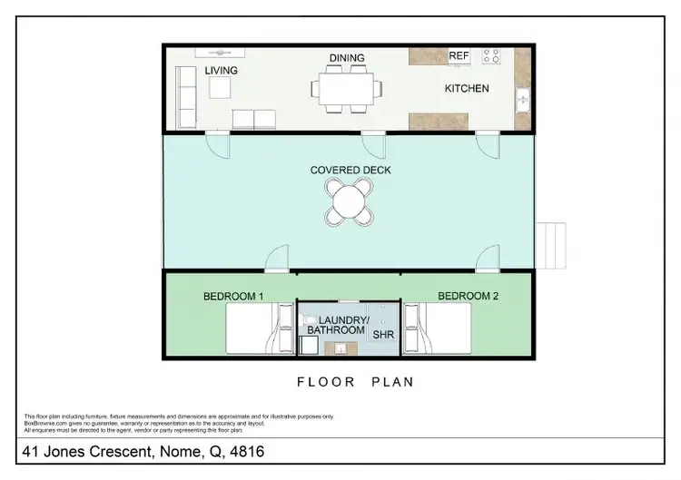 Floorplan of Homely house listing, 41 Jones Crescent, Nome QLD 4816