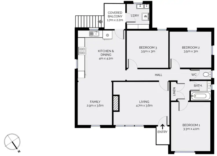 Floorplan of Homely house listing, 294 Rocket Street, West Bathurst NSW 2795