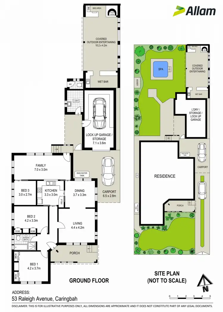 Floorplan of Homely house listing, 53 Raleigh Avenue, Caringbah NSW 2229