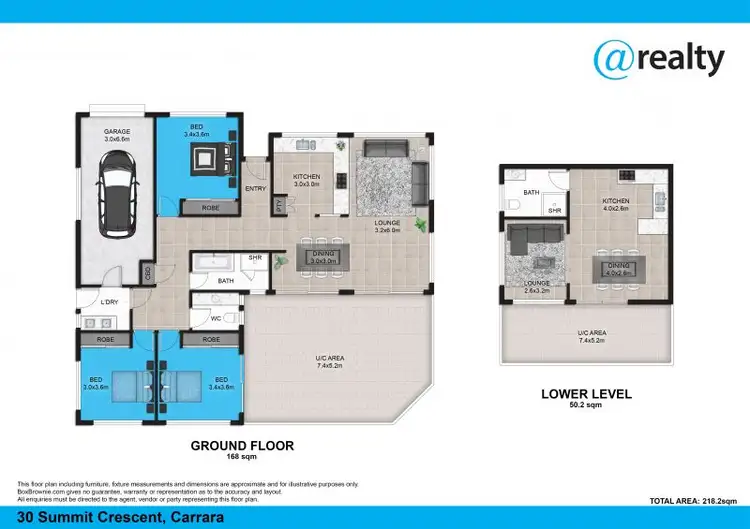 Floorplan of Homely house listing, 30 Summit Crescent, Carrara QLD 4211