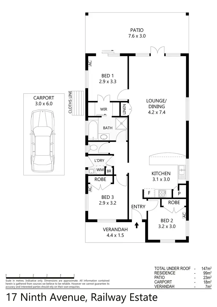 Floorplan of Homely house listing, 17 Ninth Avenue, Railway Estate QLD 4810