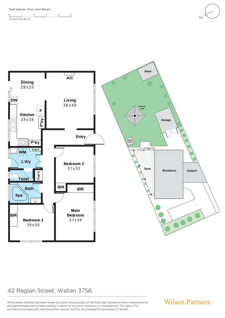 Floorplan of Homely house listing, 42 Raglan Street, Wallan VIC 3756
