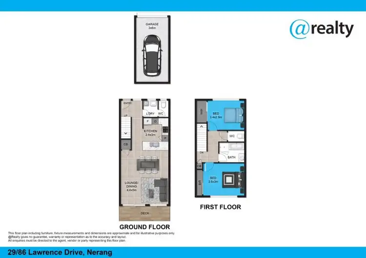 Floorplan of Homely townhouse listing, 29/86 Lawrence Drive, Nerang QLD 4211