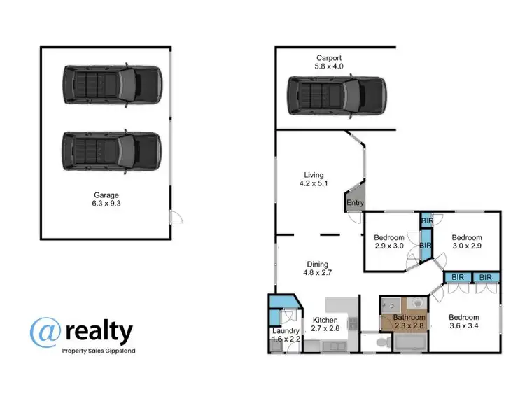 Floorplan of Homely house listing, 17 Hayes Drive, Warragul VIC 3820