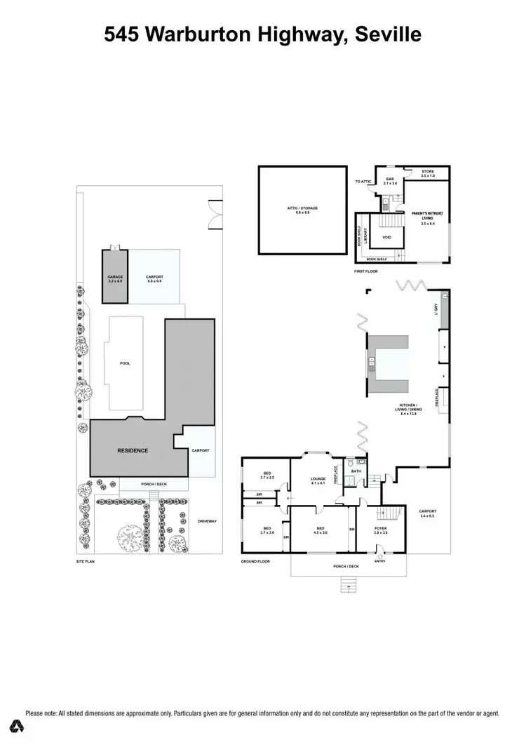 Floorplan of Homely house listing, 545 Warburton Highway, Seville VIC 3139