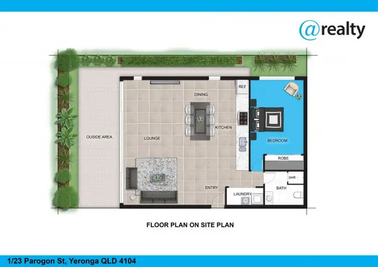 Floorplan of Homely unit listing, 1/23 Paragon Street, Yeronga QLD 4104
