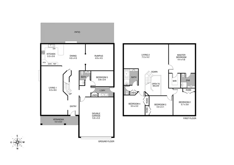 Floorplan of Homely house listing, 5 Omega Place, Vincentia NSW 2540