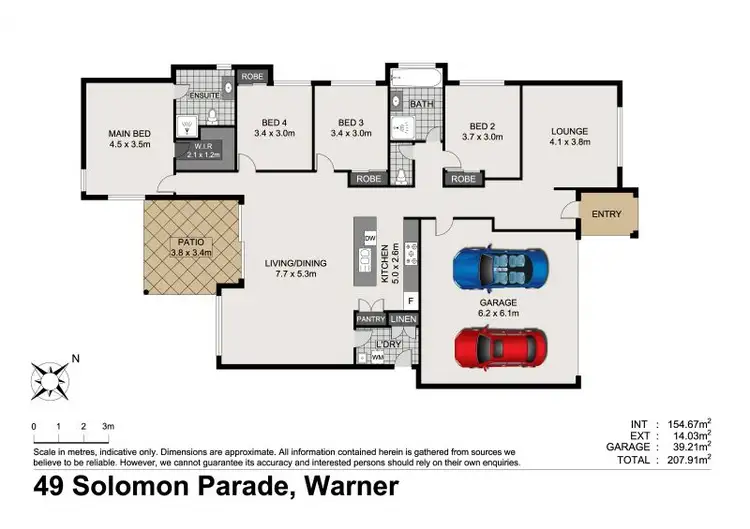 Floorplan of Homely house listing, 49 Solomon Parade, Warner QLD 4500