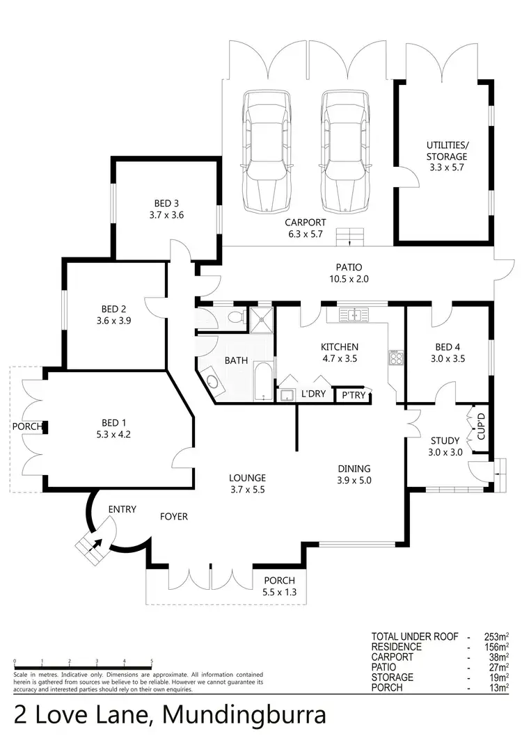 Floorplan of Homely house listing, 2 Love Lane, Rosslea QLD 4812