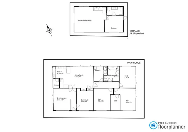 Floorplan of Homely house listing, 15 Phillips Street, Bridgetown WA 6255