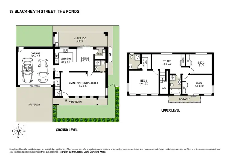 Floorplan of Homely house listing, 39 Blackheath Street, The Ponds NSW 2769