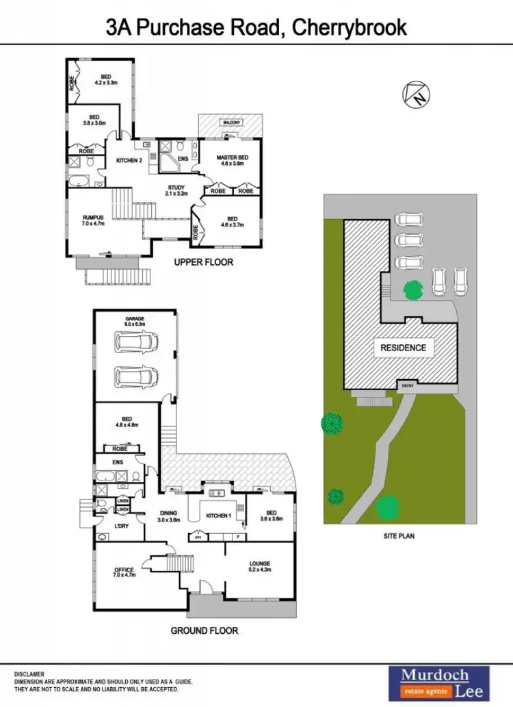 Floorplan of Homely house listing, 3A Purchase Road, Cherrybrook NSW 2126