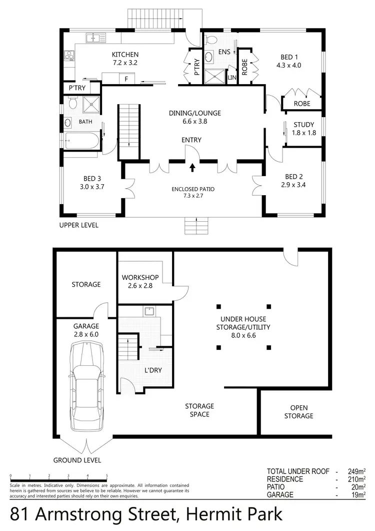 Floorplan of Homely house listing, 81 Armstrong Street, Hermit Park QLD 4812