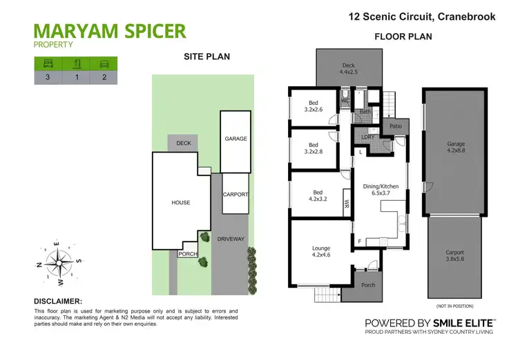 Floorplan of Homely house listing, 12 Scenic Circuit, Cranebrook NSW 2749