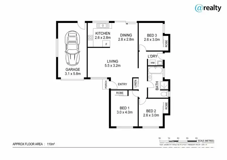 Floorplan of Homely house listing, 1 Breeze Court, Caboolture QLD 4510