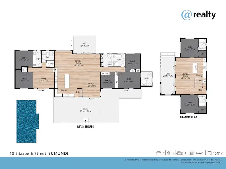 Floorplan of Homely house listing, 10 Elizabeth Street, Eumundi QLD 4562