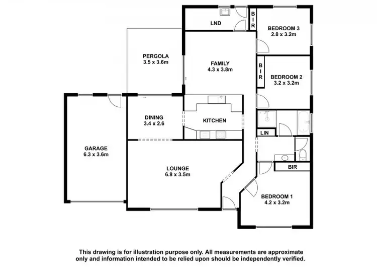 Floorplan of Homely house listing, 5 Ina Court, Mount Gambier SA 5290