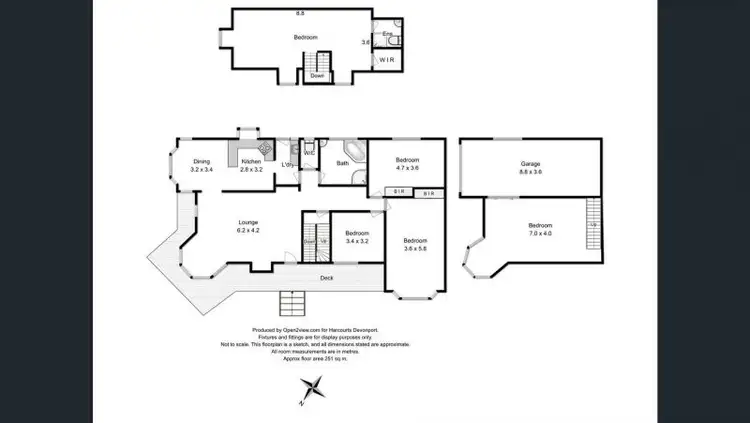 Floorplan of Homely house listing, 2 Coomera Crescent, Miandetta TAS 7310