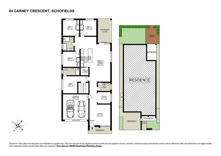 Floorplan of Homely house listing, 64 Carney Crescent, Schofields NSW 2762