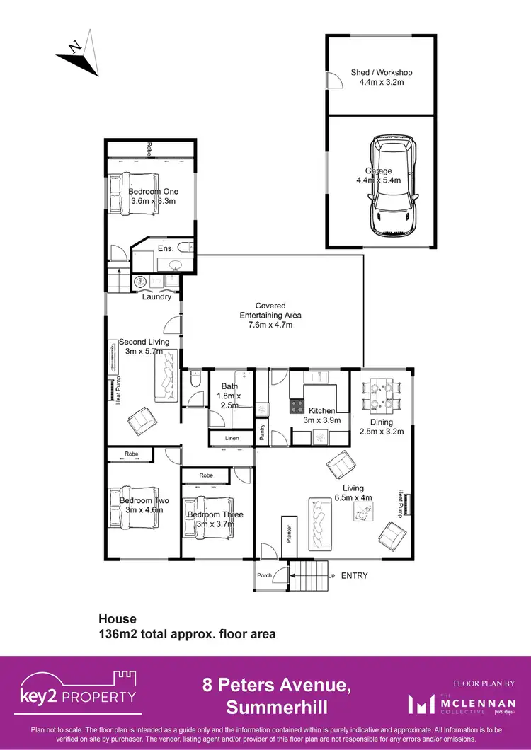 Floorplan of Homely house listing, 8 Peters Avenue, Summerhill TAS 7250