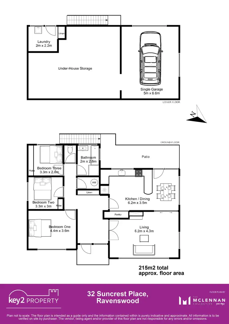 Floorplan of Homely house listing, 32 Suncrest Place, Ravenswood TAS 7250