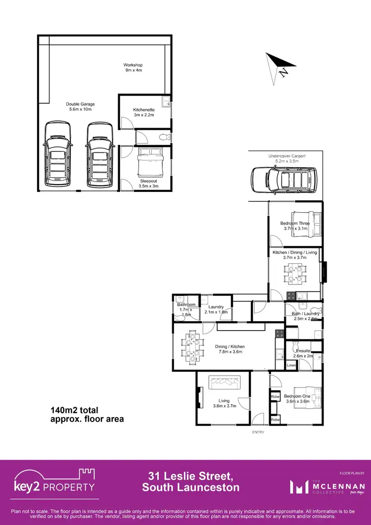 Floorplan of Homely house listing, 31 Leslie Street, South Launceston TAS 7249