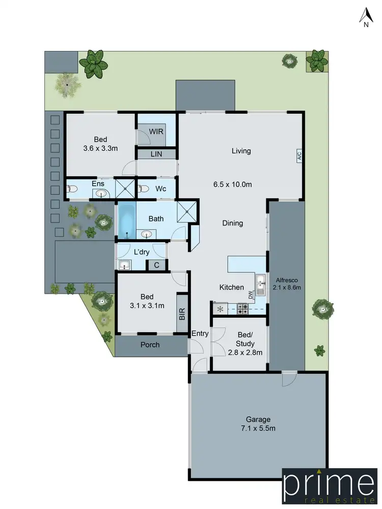 Floorplan of Homely townhouse listing, 2/4 Roslyn Road, Belmont VIC 3216