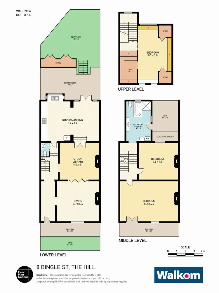Floorplan of Homely house listing, 8 Bingle Street, The Hill NSW 2300