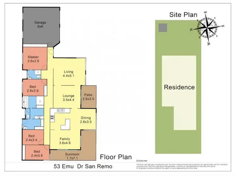 Floorplan of Homely house listing, 53 Emu Dr, San Remo NSW 2262