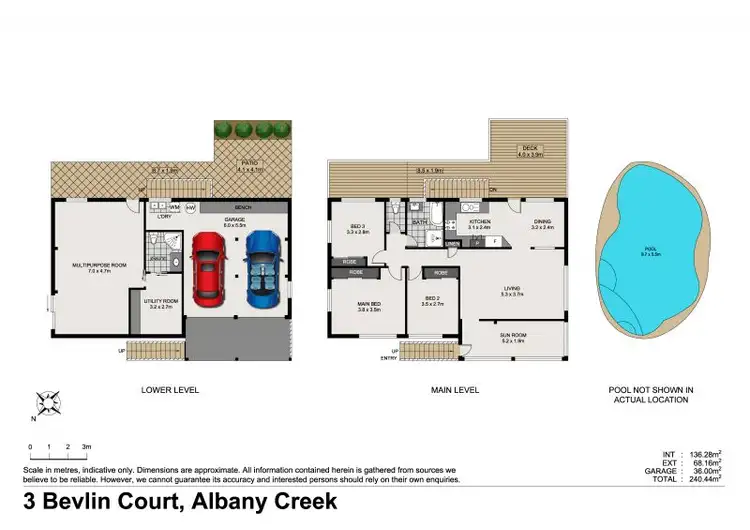 Floorplan of Homely house listing, 3 Bevlin Court, Albany Creek QLD 4035