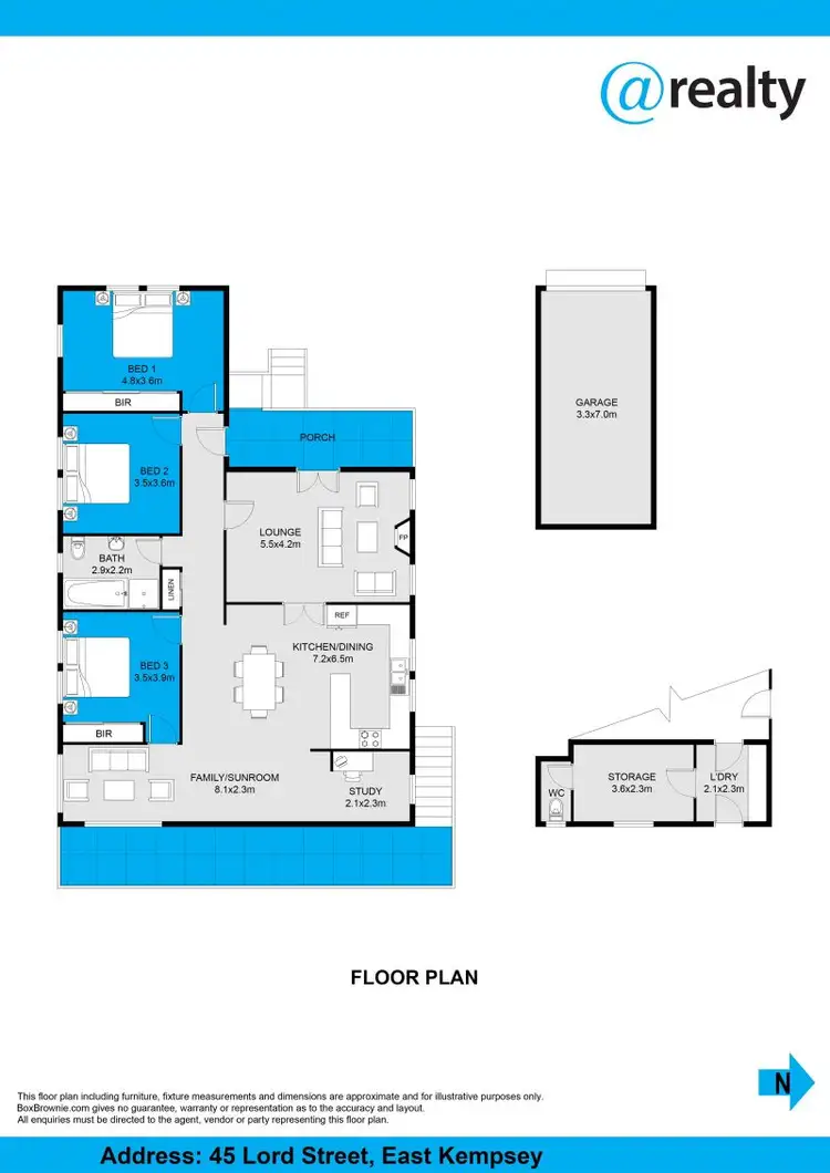 Floorplan of Homely house listing, 45 Lord Street, East Kempsey NSW 2440