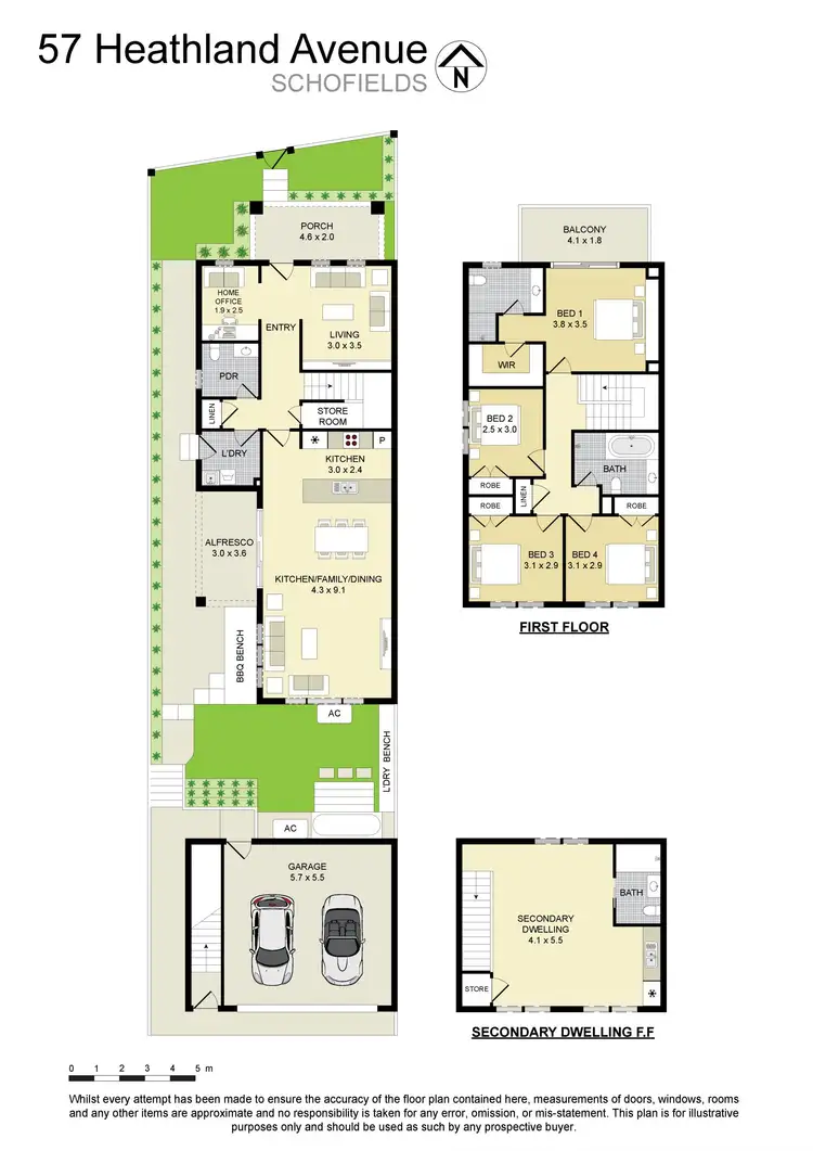 Floorplan of Homely house listing, 57 Heathland Avenue, Schofields NSW 2762