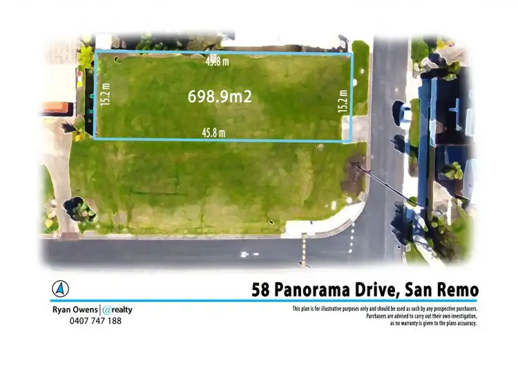 Floorplan of Homely land listing, 58 Panorama Drive, San Remo VIC 3925