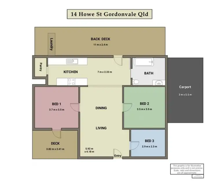 Floorplan of Homely house listing, 14 Howe Street, Gordonvale QLD 4865