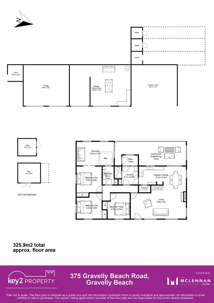 Floorplan of Homely house listing, 375 Gravelly Beach Road, Gravelly Beach TAS 7276