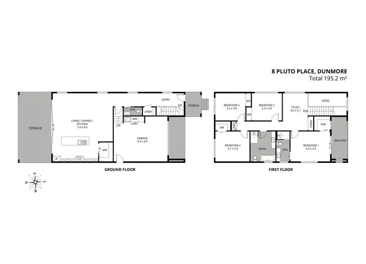 Floorplan of Homely house listing, 8 Pluto Place, Dunmore NSW 2529