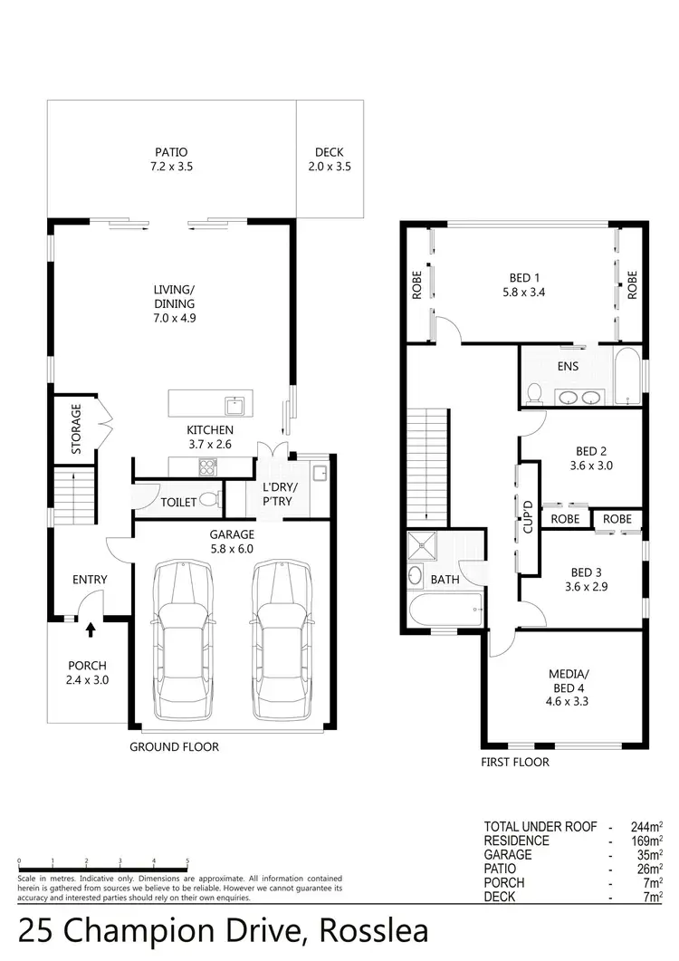 Floorplan of Homely house listing, 25 Champion Drive, Rosslea QLD 4812