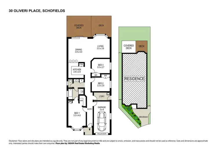 Floorplan of Homely house listing, 30 Oliveri Place, Schofields NSW 2762