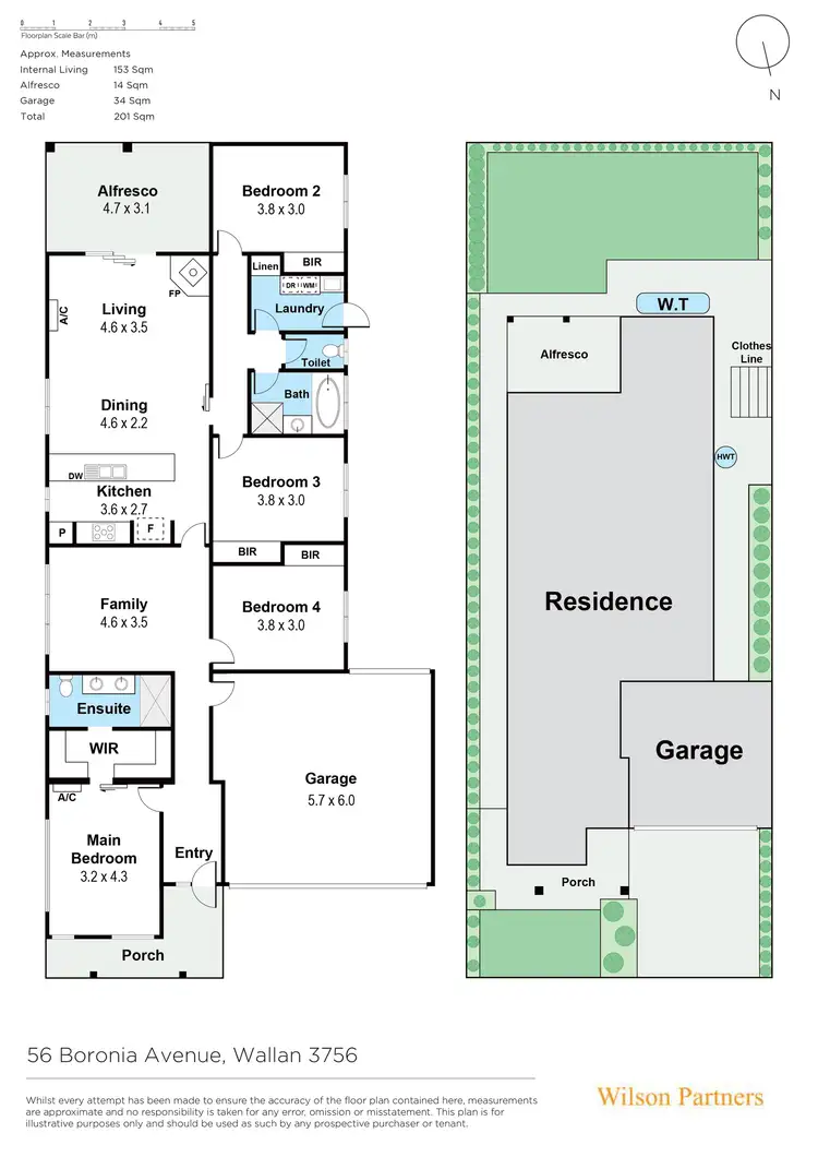 Floorplan of Homely house listing, 56 Boronia Avenue, Wallan VIC 3756