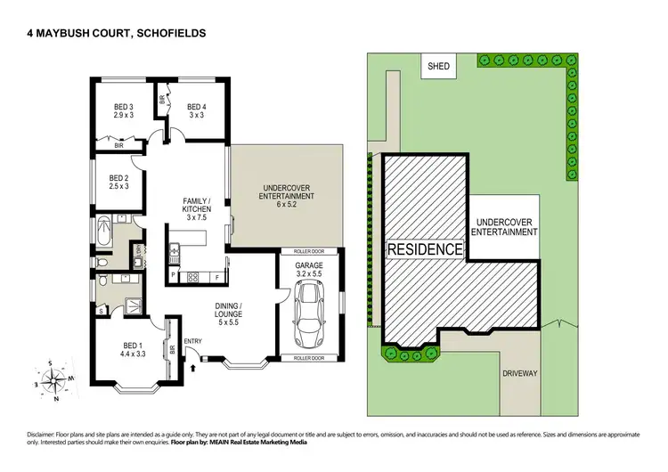 Floorplan of Homely house listing, 4 Maybush Court, Schofields NSW 2762