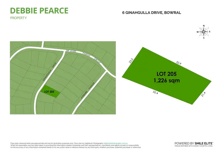 Floorplan of Homely land listing, 6 Ginahgulla Drive, Bowral NSW 2576