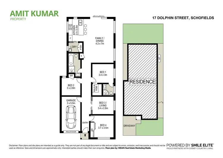Floorplan of Homely house listing, 17 Dolphin Street, Schofields NSW 2762