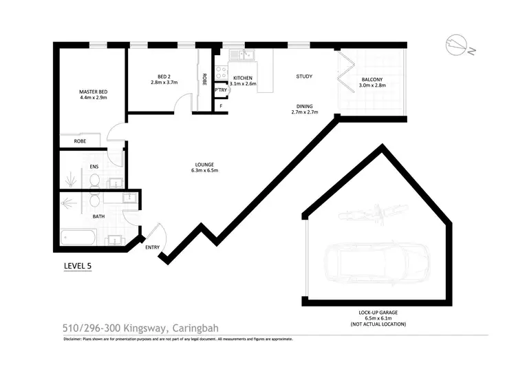 Floorplan of Homely apartment listing, 510/296-300 Kingsway, Caringbah NSW 2229