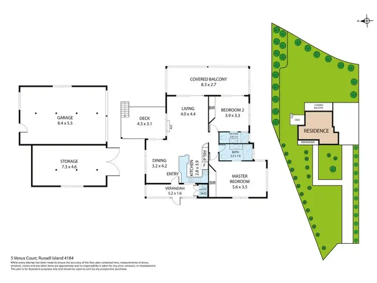 Floorplan of Homely house listing, 5 Venus Court, Russell Island QLD 4184