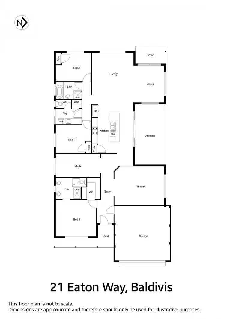 Floorplan of Homely house listing, 21 Eaton Way, Baldivis WA 6171