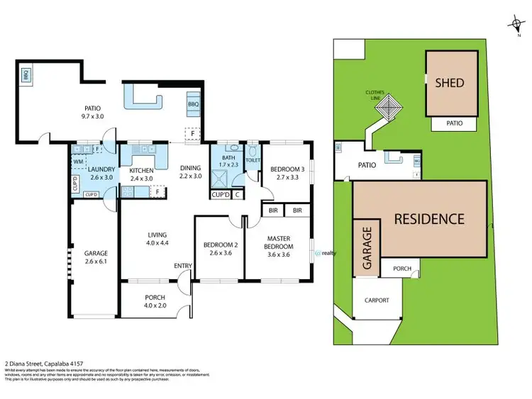 Floorplan of Homely house listing, 2 Diana Street, Capalaba QLD 4157
