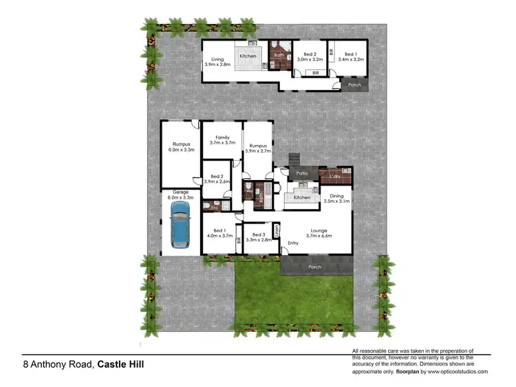 Floorplan of Homely house listing, 8 Anthony Road, Castle Hill NSW 2154