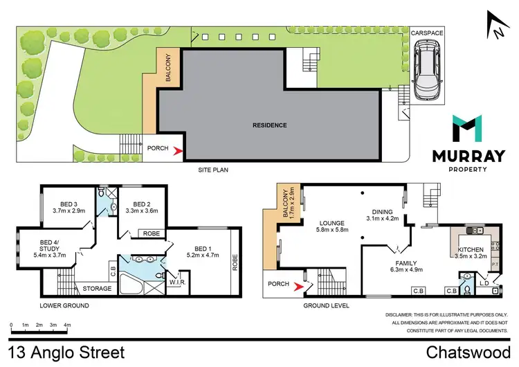 Floorplan of Homely house listing, 13 Anglo Street, Chatswood NSW 2067