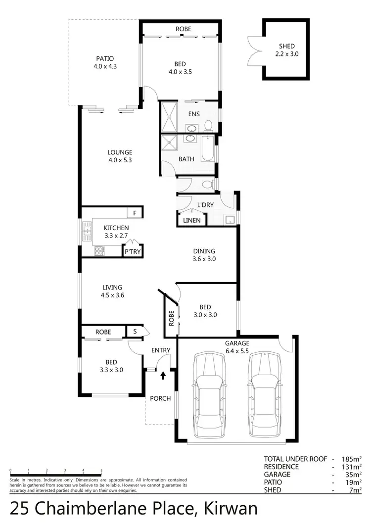 Floorplan of Homely house listing, 25 Chaimberlane Place, Kirwan QLD 4817