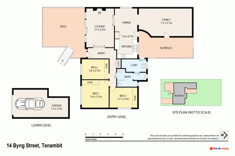 Floorplan of Homely house listing, 14 Byng Street, Tenambit NSW 2323
